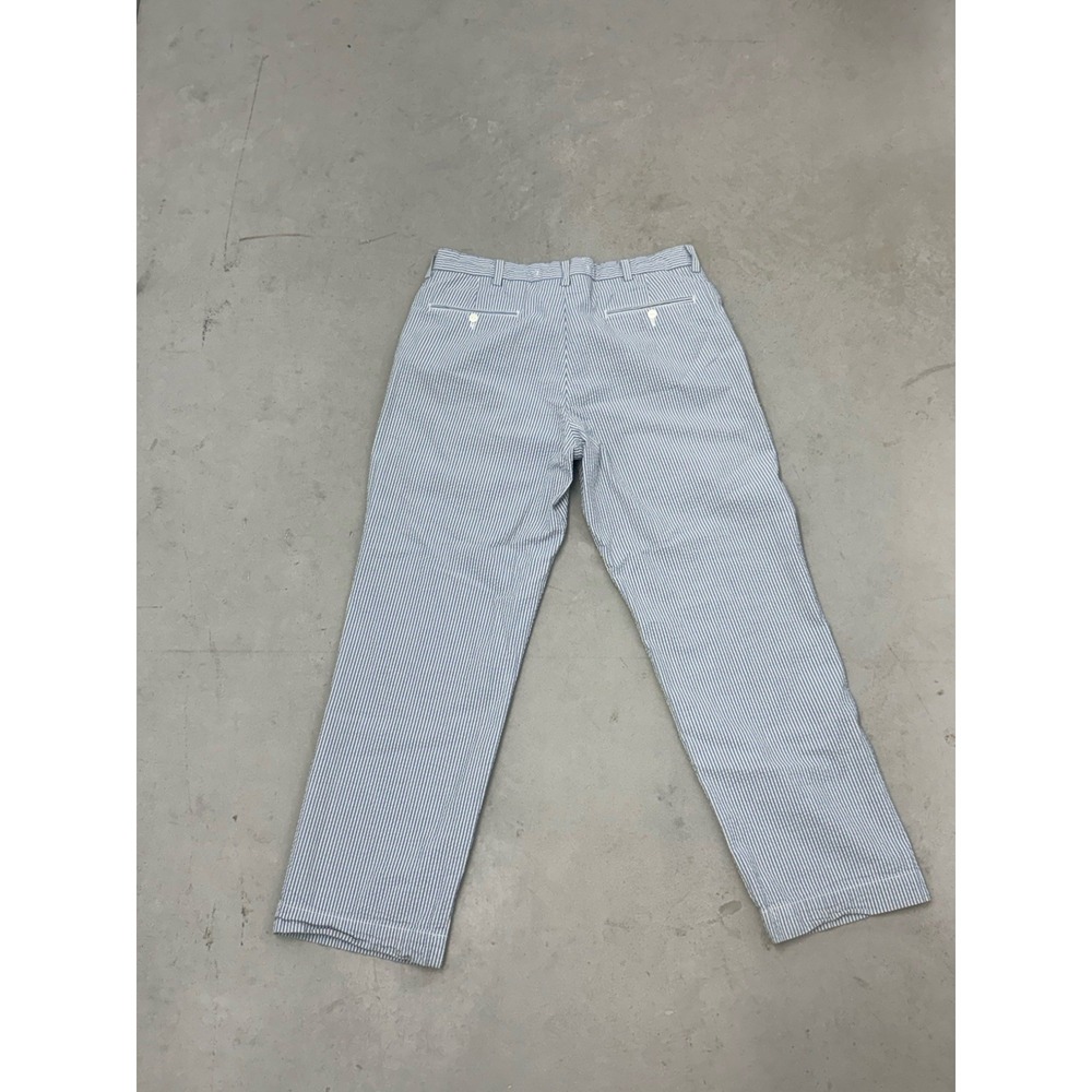 Polo Ralph Lauren Seersucker Pants Mens 34x30 Blue White Striped Summer Cotton - Picture 12 of 12